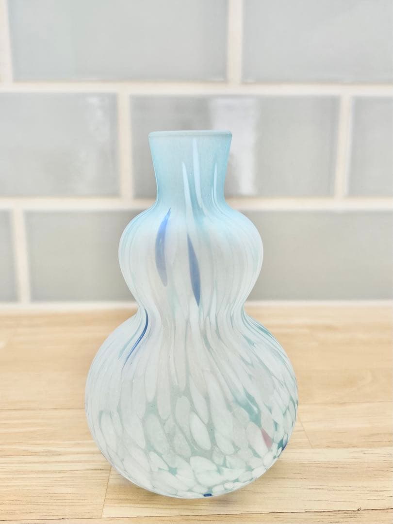 藤田喬平 手吹 ガラス 徳利 文化勲章 美術品 グラス 酒器 花瓶 ひょうたん