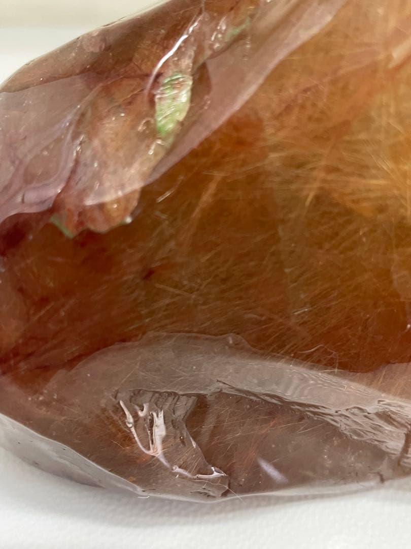 lnashin　特大　希少　1804g 針びっちり　ルチルクォーツ　磨き