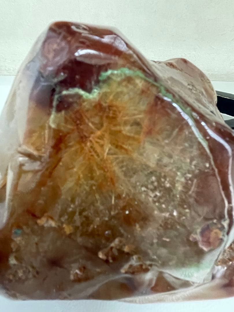 lnashin　特大　希少　1804g 針びっちり　ルチルクォーツ　磨き