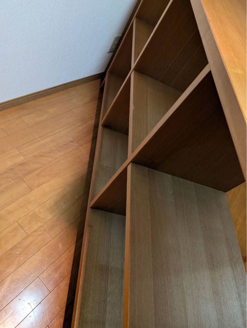 ■送料込■無印良品 MUJI オープンシェルフ 2×3 タモ スタッキング棚収納