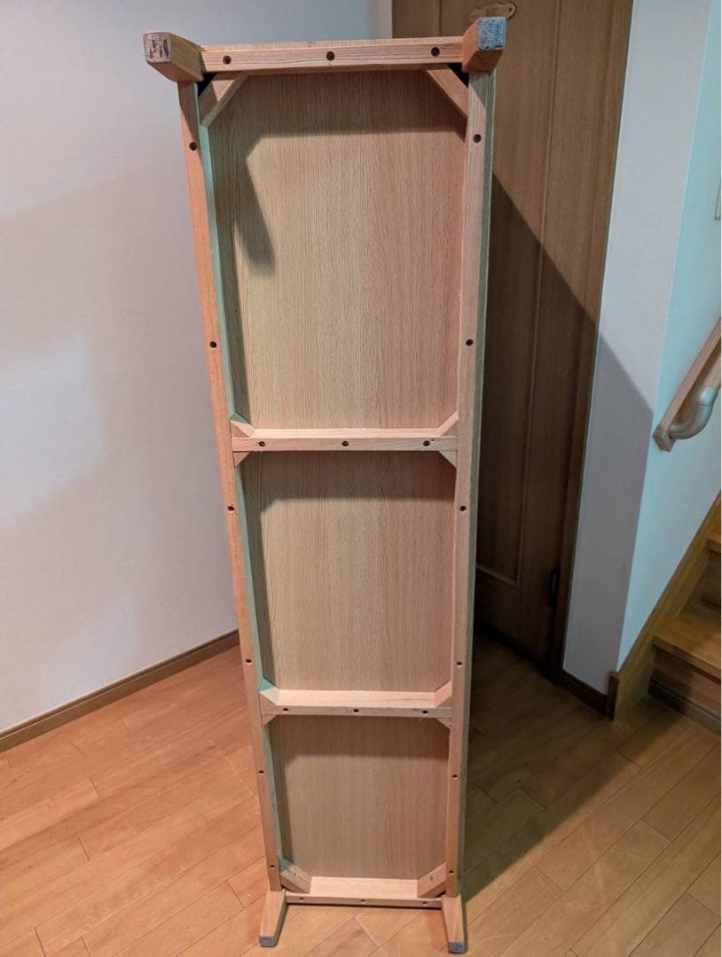 ■送料込■無印良品 MUJI オープンシェルフ 2×3 タモ スタッキング棚収納