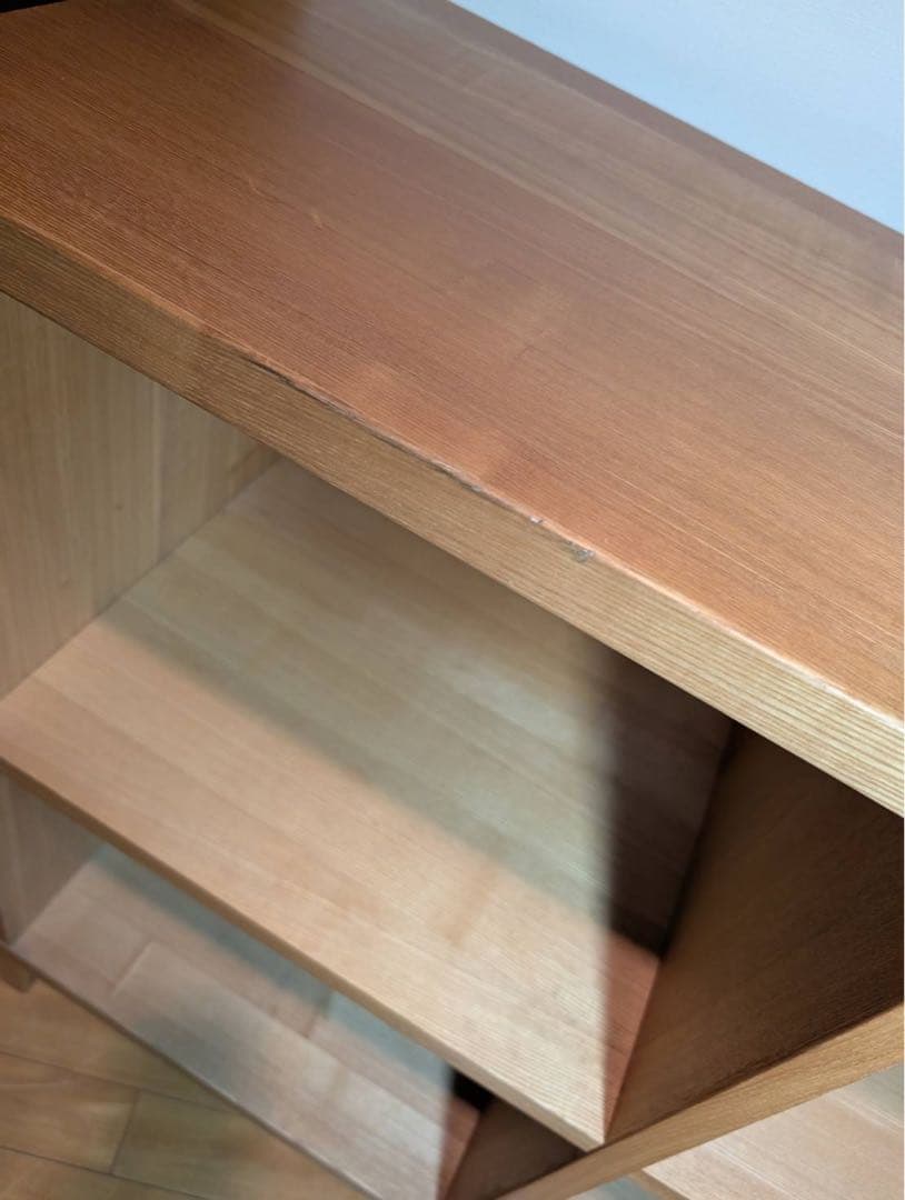 ■送料込■無印良品 MUJI オープンシェルフ 2×3 タモ スタッキング棚収納