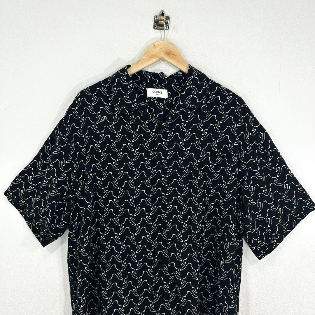 トップス 22SS CELINE by Hedi Slimane Ghost Print