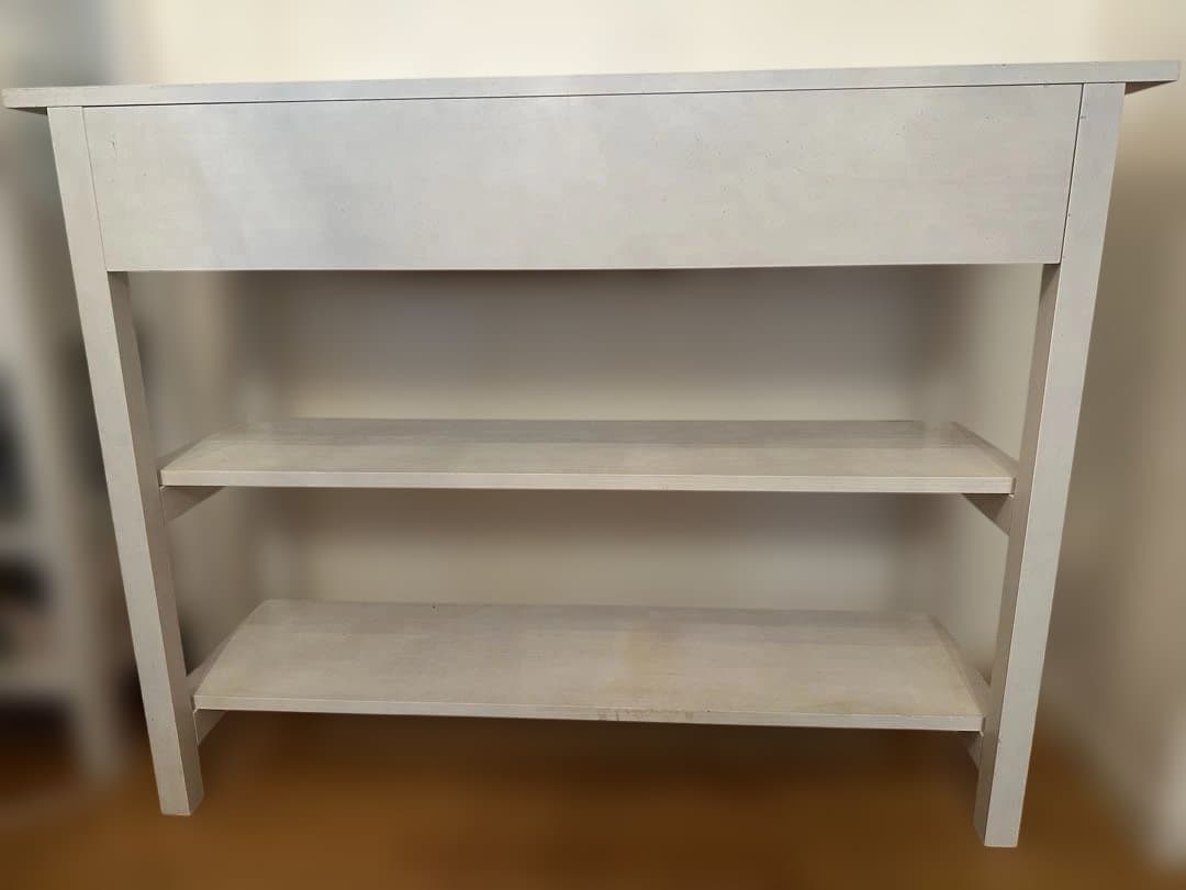 ホワイト木製コンソールテーブル