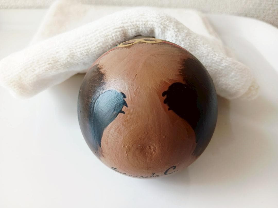 【CBT075】9cm級おきあがりこぼし(大) スベトラーナモスクワ五輪ミ-シャ