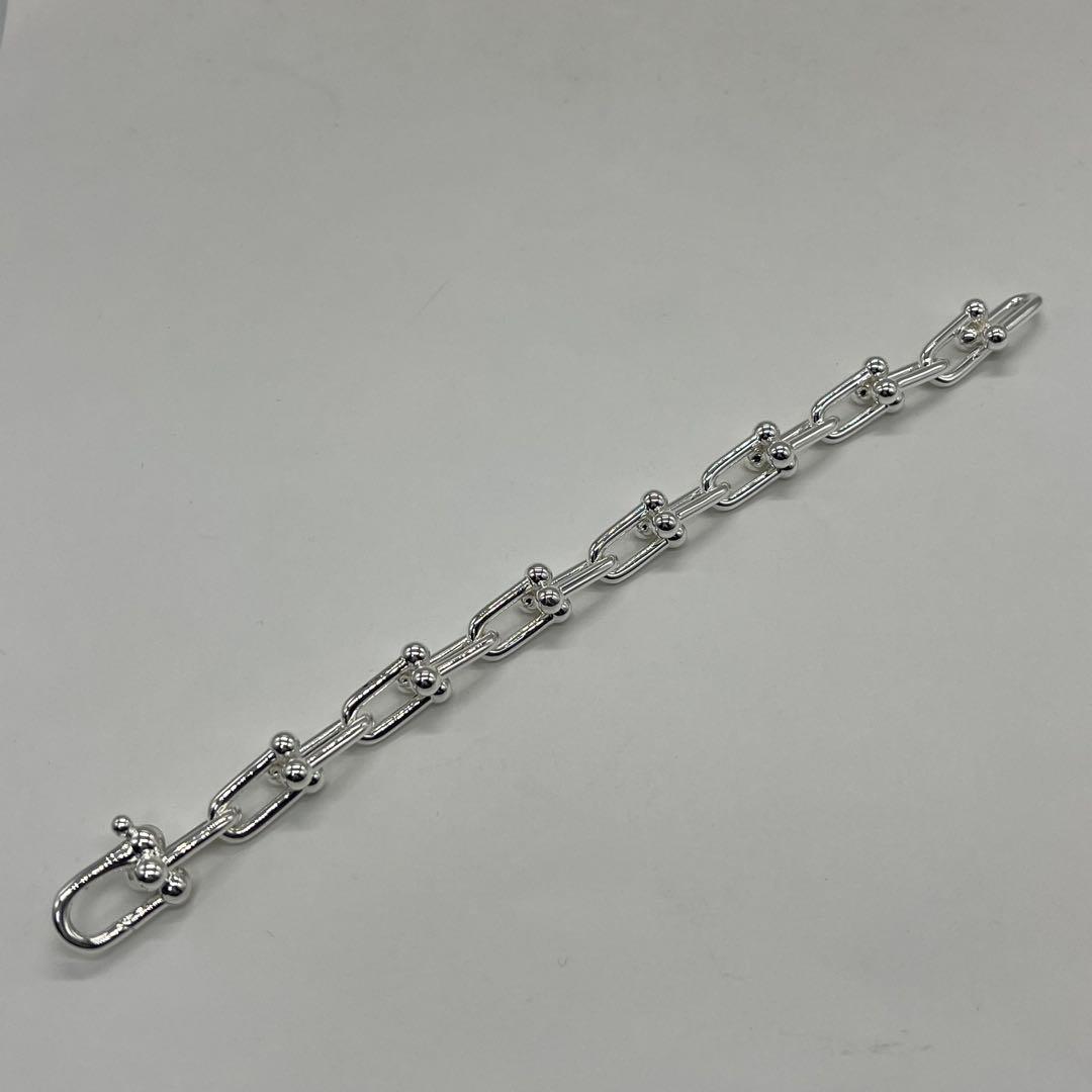 ティファニー TIFFANY ハードウェア ラージリンク ブレスレットAg925
