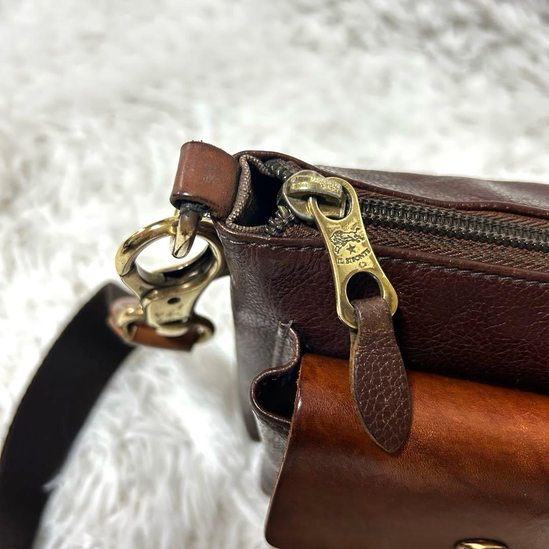 【イルビゾンテ】クロスボディバッグ ショルダーバッグ ウエストポーチ 3WAY