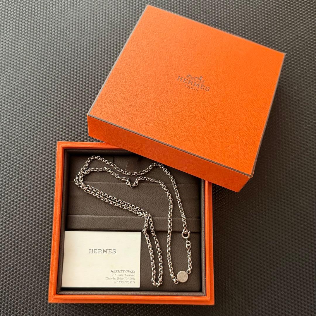 HERMES ネックレス　チェーン　50cm ヴィンテージ　 セリエ
