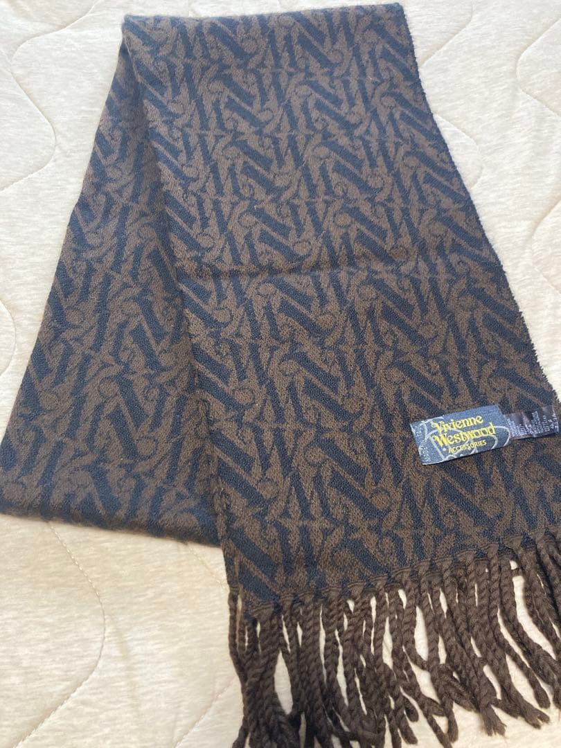 Vivienne Westwood　ヴィヴィアン　マフラー　ブラウン　茶