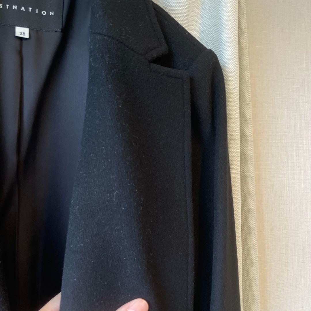エストネーション テーラードコート ブラック