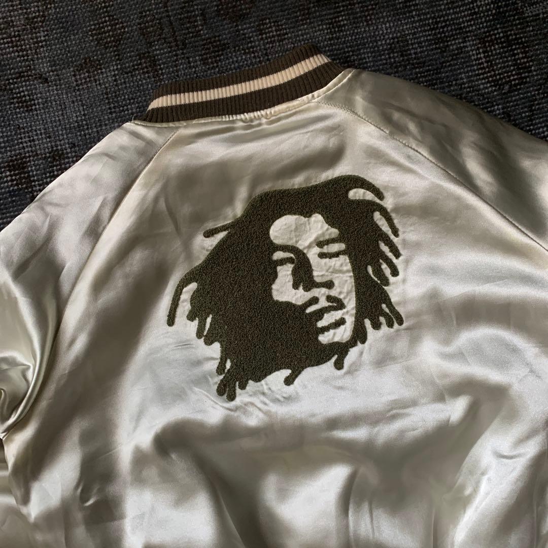 希少 00s ELEMENT スカジャン シルバー リバーシブル ボブマーリー