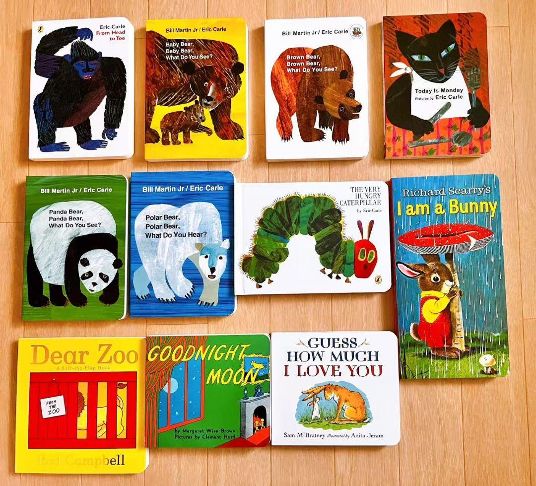 Eric Carle（エリック・カール）ボードブック11冊セット幼児向け知育絵本