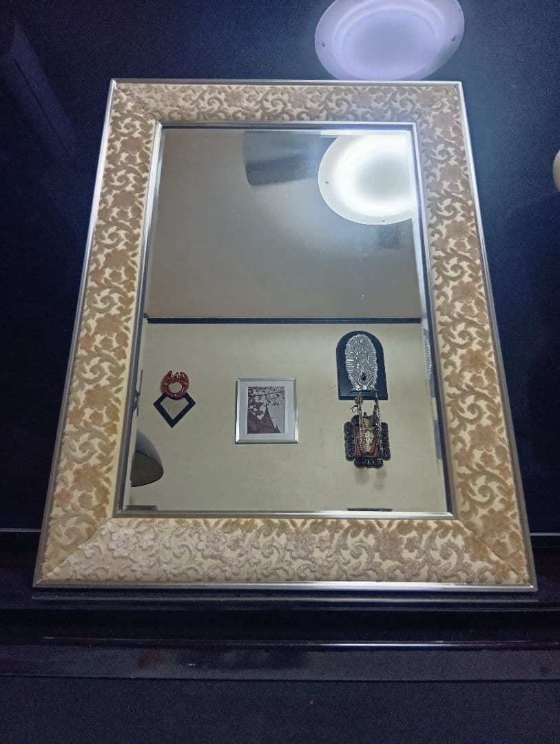 希少★資生堂 SHISEIDO 鏡 壁掛けミラー 昭和レトロ 花椿会 ノベルティ