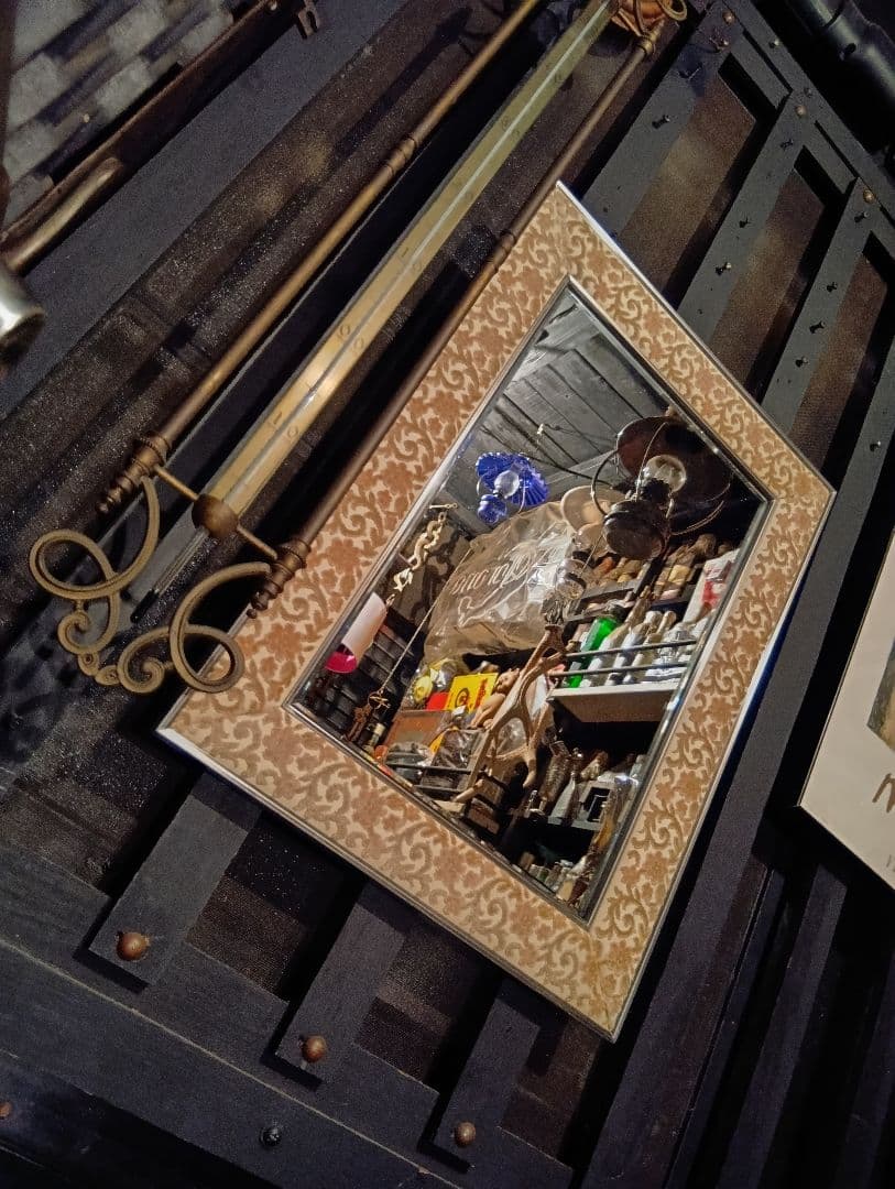 希少★資生堂 SHISEIDO 鏡 壁掛けミラー 昭和レトロ 花椿会 ノベルティ