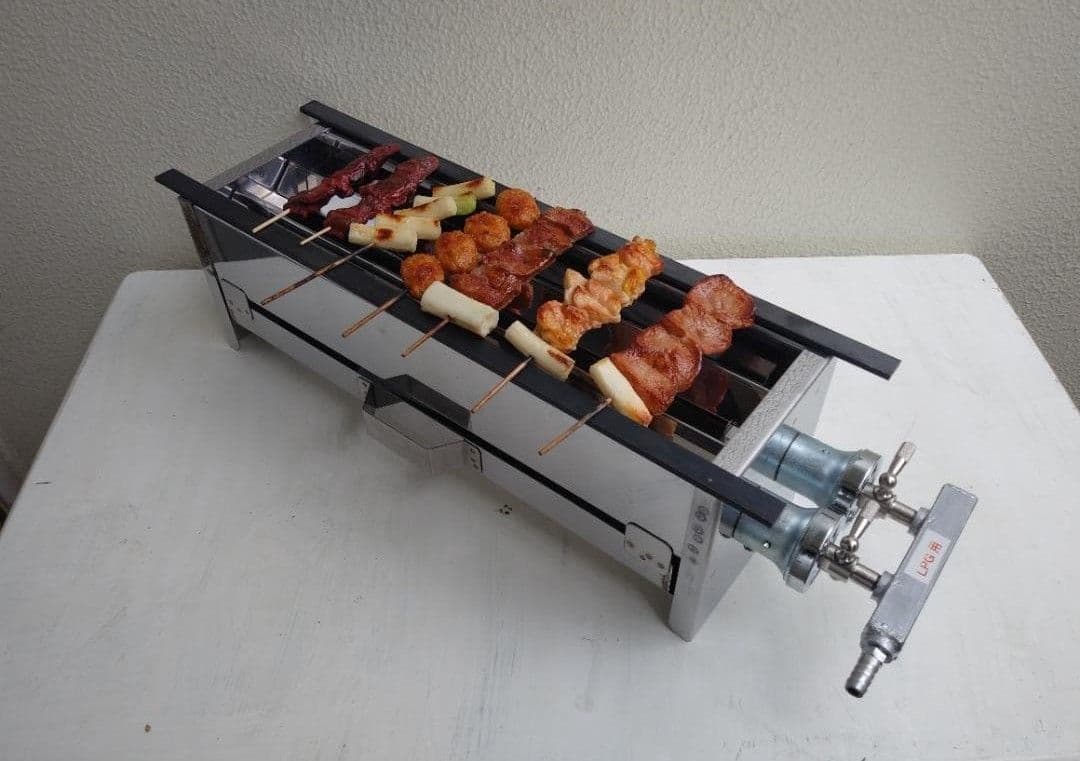 串焼き機 焼き鳥グリル 五平餅 LPG ガス 炉端焼き やきとり焼 キッチンカー