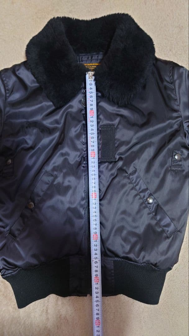 ヒューストン B-15D フライトジャケット サイズ38 ブラック