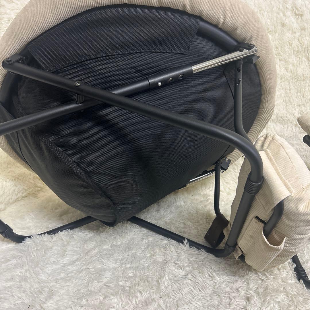 【ひなたライフ】2wayフォールディングチェア,オットマン,クッション3点セット