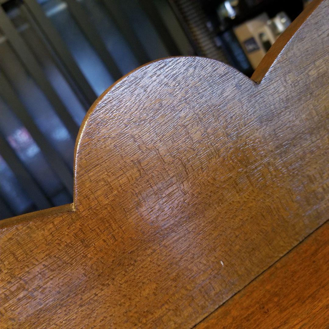 組み木　細工　楔　無垢材　古木　アンティーク　ウッド　オープン　ラック　棚　６段