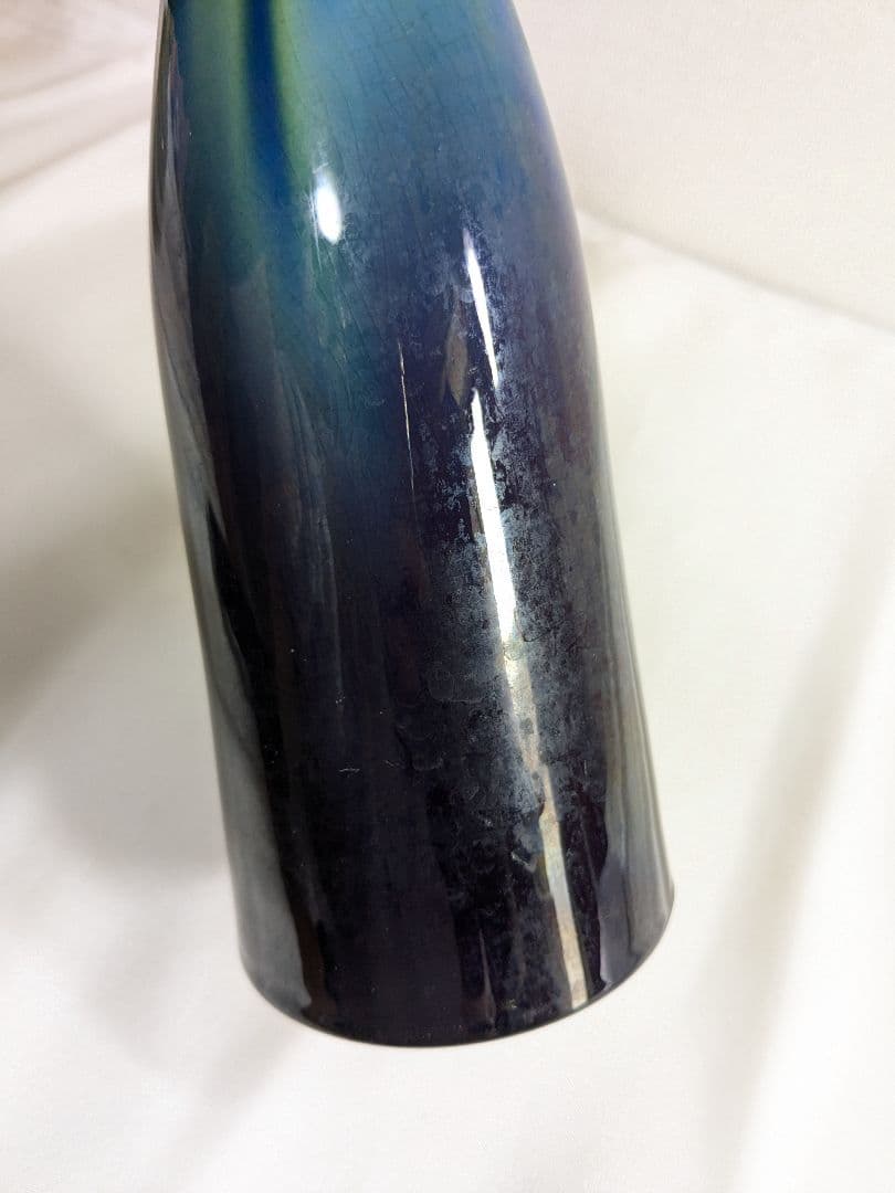 人間国宝　徳田八十吉 花瓶 花入