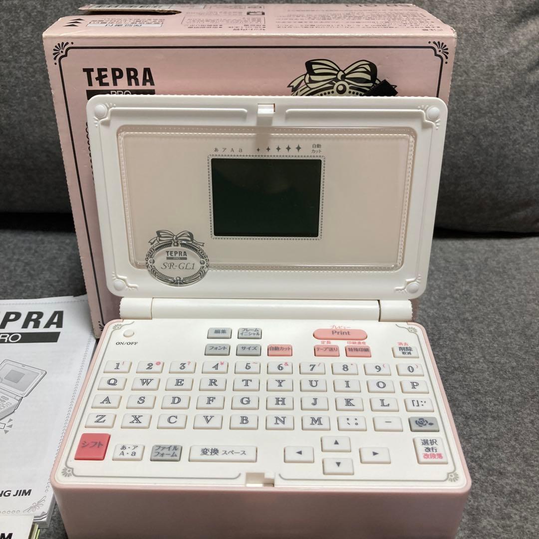 ガーリーテプラKING JIM SR-GL1 ピンク