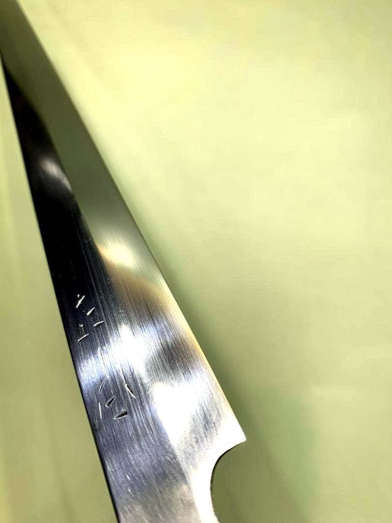 正本　柳刃包丁　刃渡り25.5cm