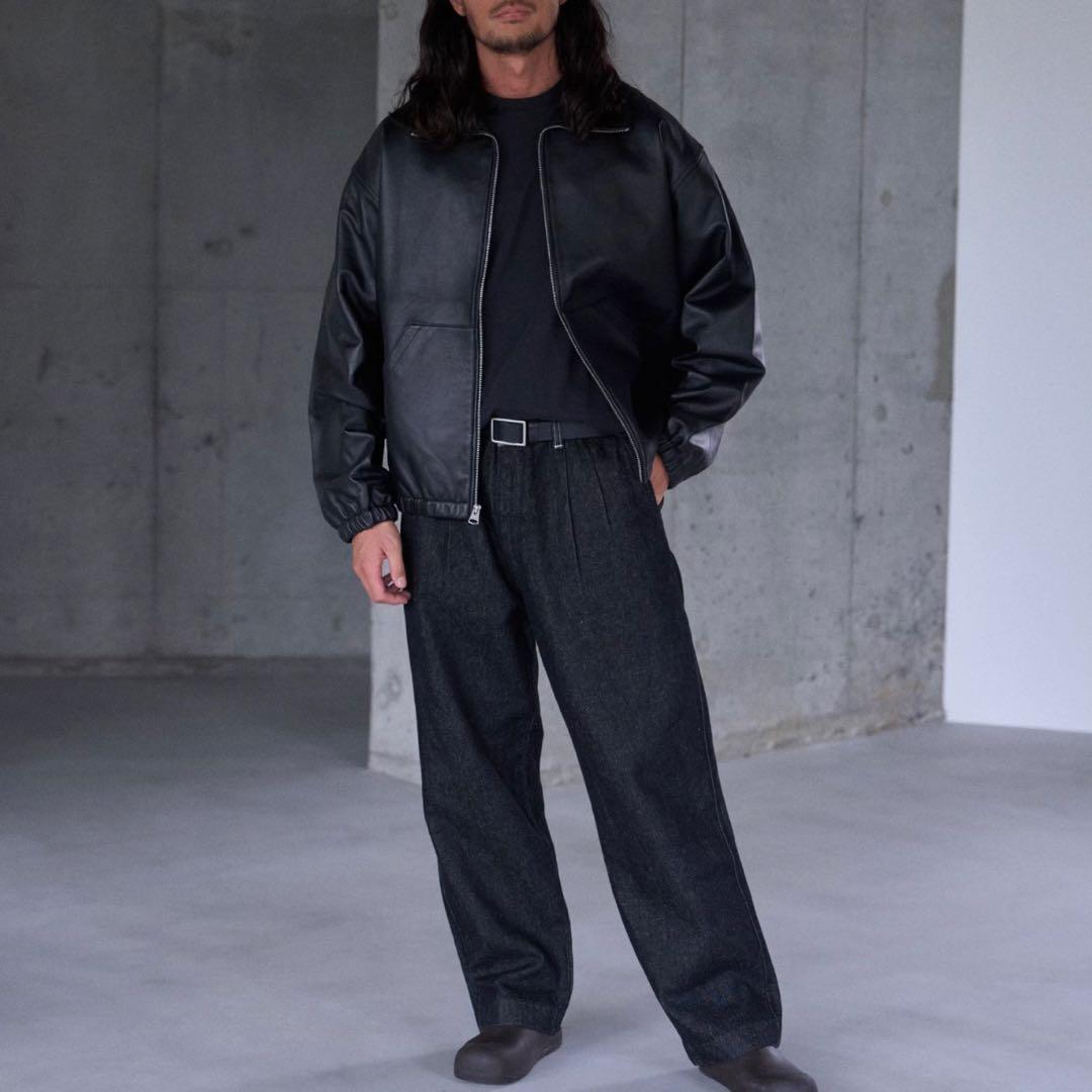 未使用 LEVI'S FULLZIP SPORTS LEATHER JACKET