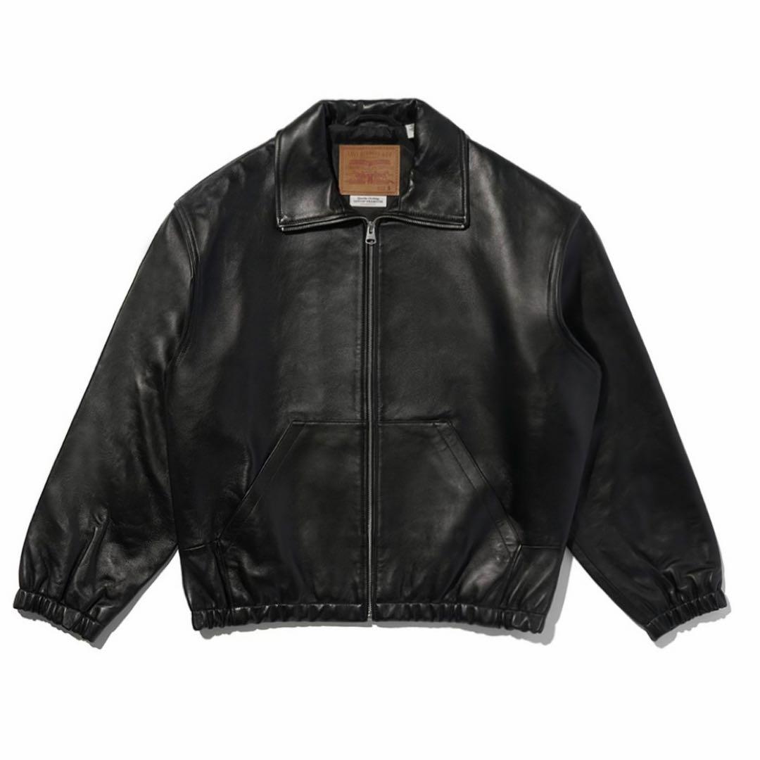 未使用 LEVI'S FULLZIP SPORTS LEATHER JACKET