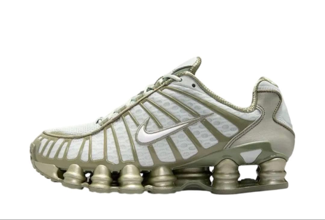 Nike Shox ホワイト/グレー スニーカー