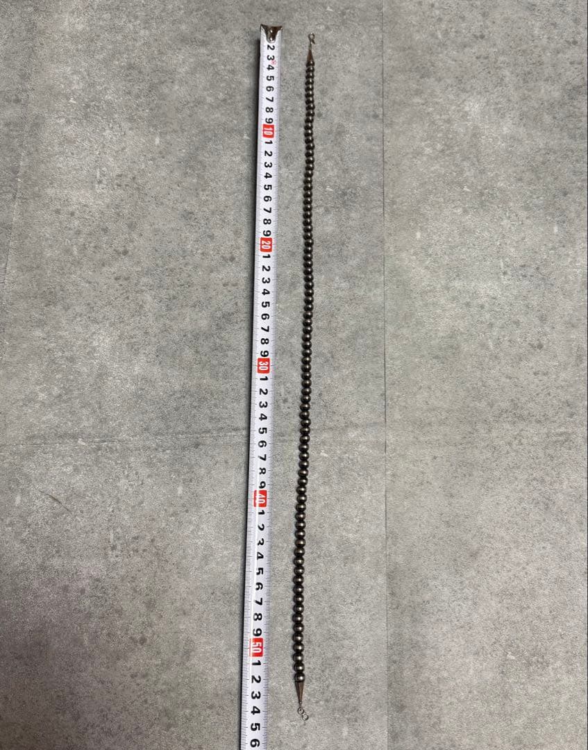 インディアンジュエリー ネックレス ナバホパール 丸型 約55cm