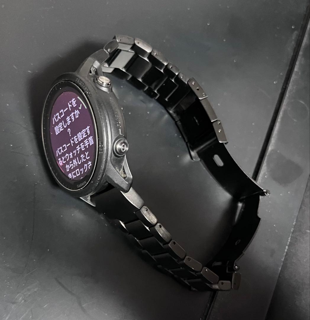 Garmin Forerunner 955 DUAL POWER チタンバンド