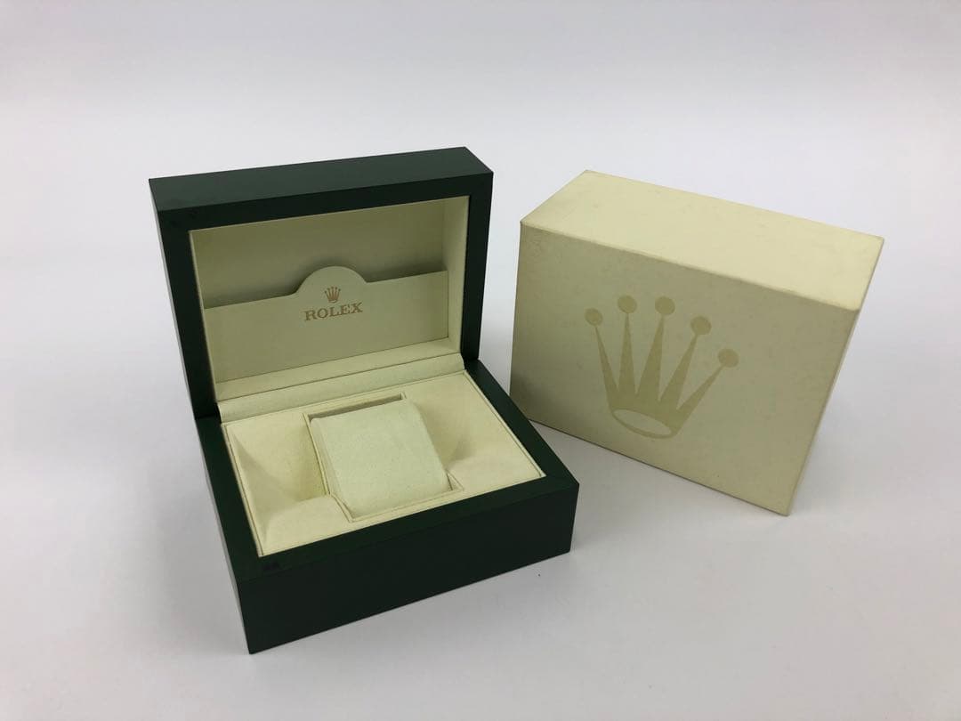 ブ*ん様 ロレックス　空き箱　外箱　内箱　グリーン