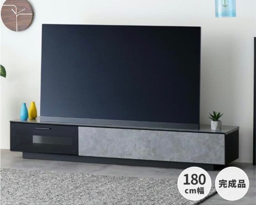 【値引き交渉可】テレビボード 大理石風 180cm