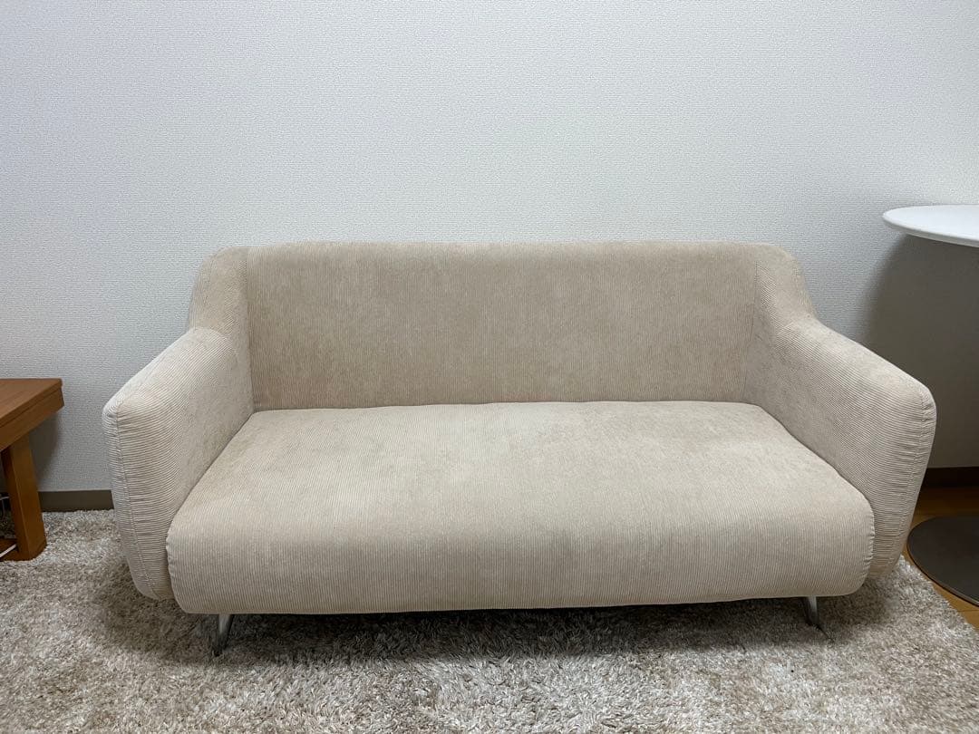コーデュロイ調ソファ 韓国インテリア LOWYA