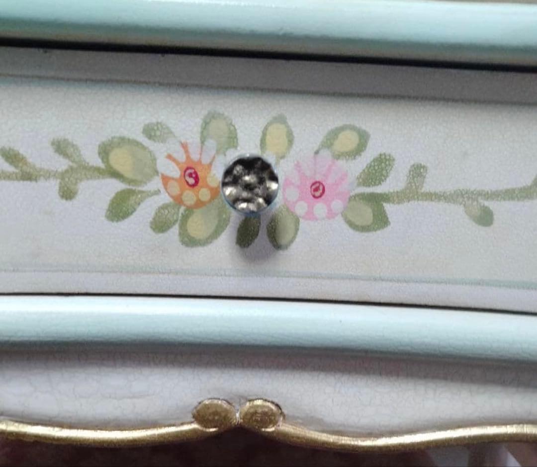 ロココ調　アンティーク　猫足　ドレッサー　三面ミラー