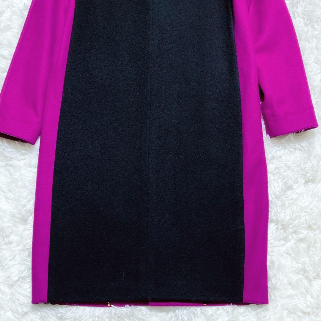 Kazu_Tae_7_11 ⭐️エトロ　チェスターコート　バイカラー　ウール