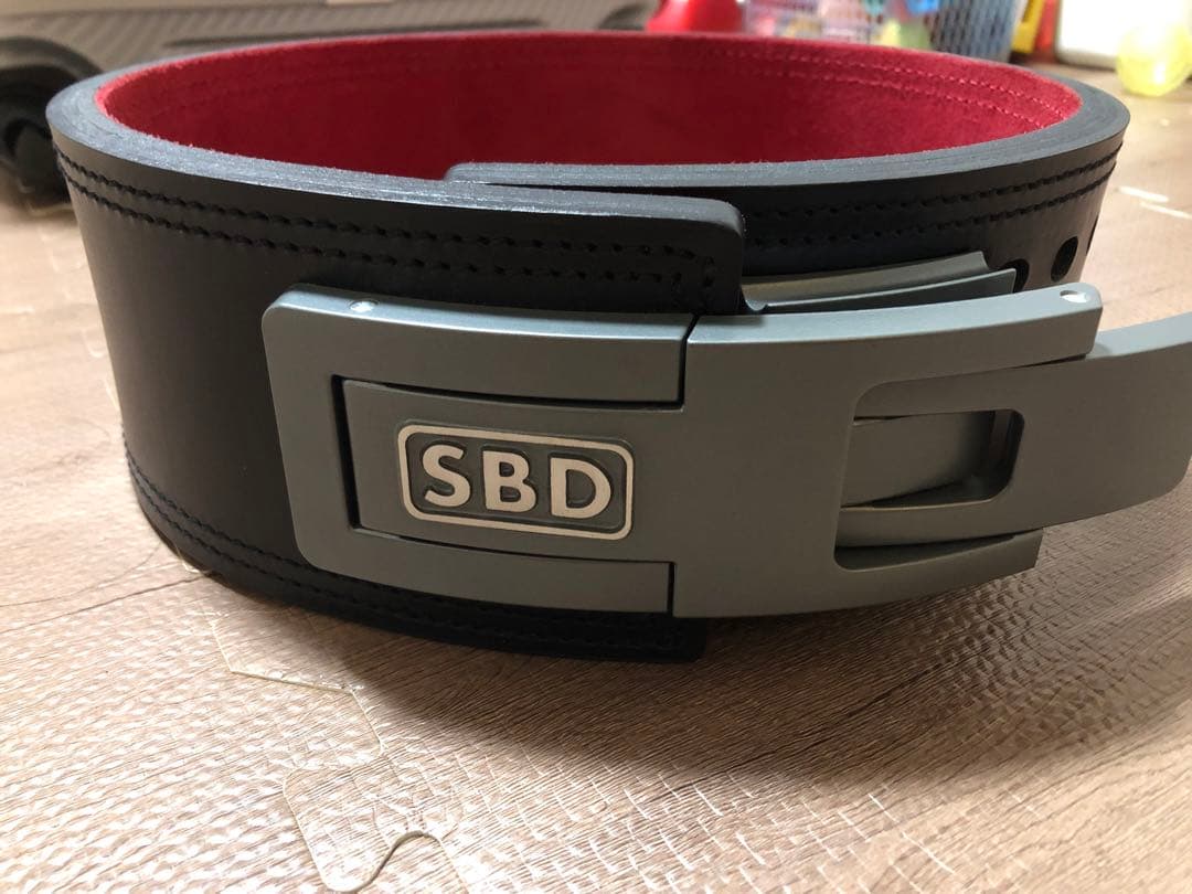 【SBD】 パワーリフティングベルト13mm Sサイズ　超美品
