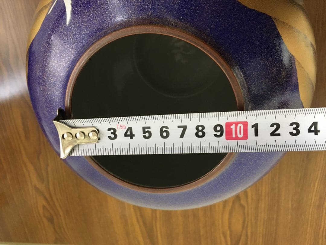 九谷焼 九谷旭山 鶴 花瓶