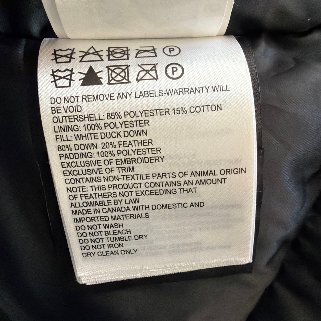 う*ー様 カナダグース RIDEAU PARKAブラックレーベル Mブラック38