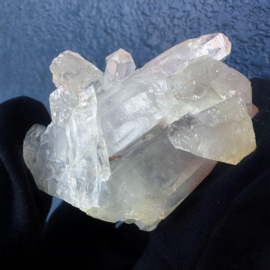 希少❗️高品質❗️超綺麗☆ピンク♡ヒマラヤ水晶 クラスターレインボー天然石A1376