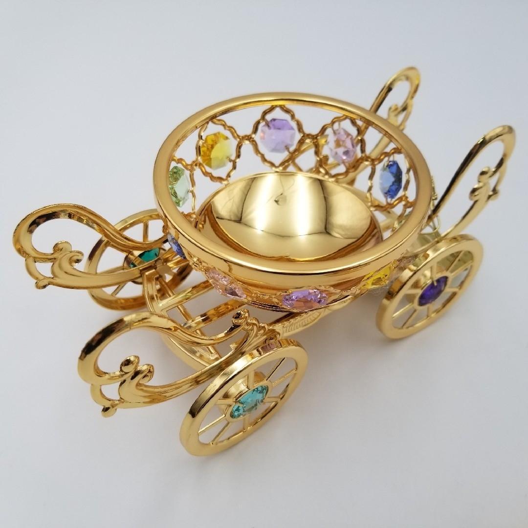 新品未使用 SWAROVSKI スワロフスキー スペクトラ 馬車小物入れ