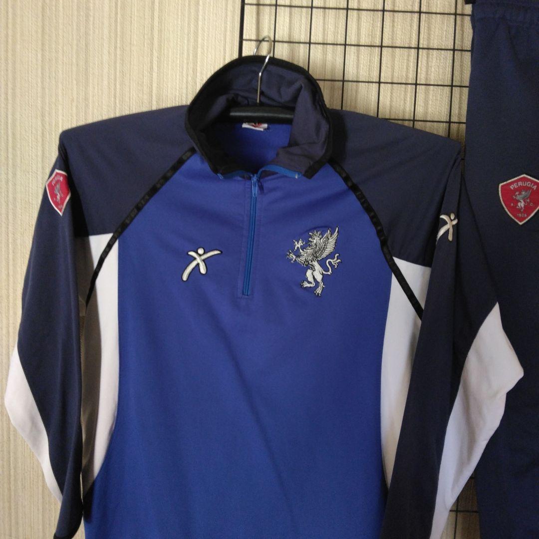 GALEXペルージャオフィシャルトレーニング上下 3Lサイズ 青白 ジャージ