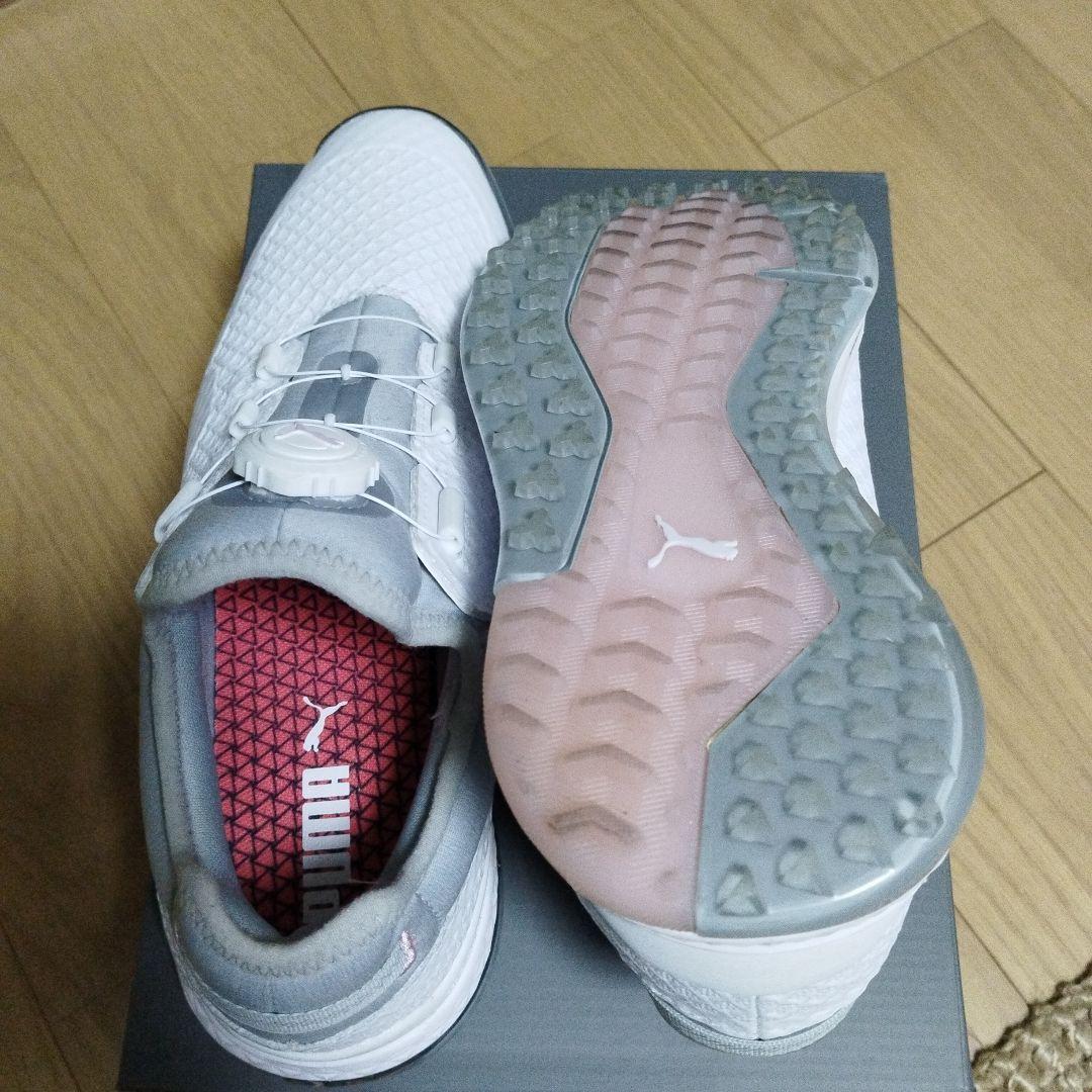 値下げ！puma ゴルフシューズアルファキャット　W ホワイト