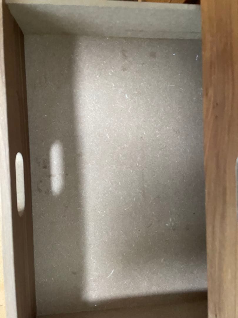 無印良品スタッキングシェルフ　ウォールナット材　➕引き出し4段2点セット