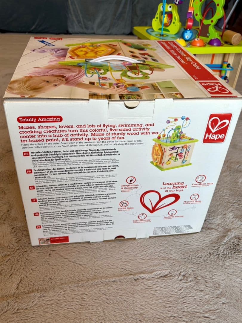 【みやわき】Hape COUNTRY CRITTERS PLAY CUBE