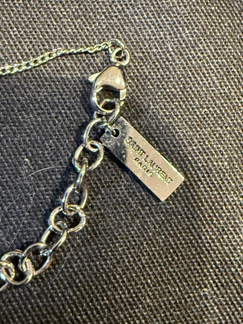 SAINT LAURENT ドロップチャーム　ネックレス