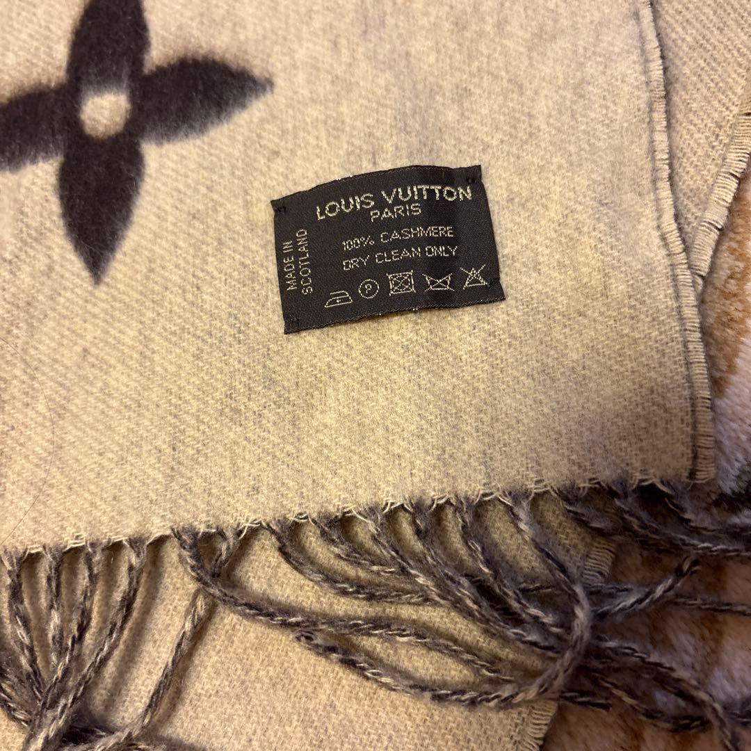 ルイヴィトン　エシャルプ　レイキャビック　大判マフラー　カシミア100%