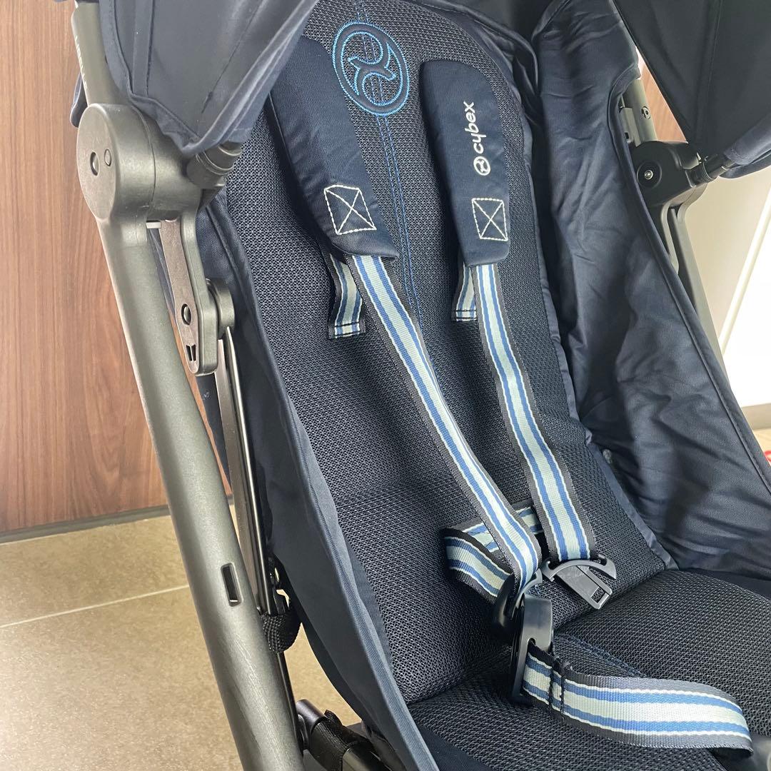 送料込　一回使用美品　2024 サイベックス ベビーカー リベル　純正バンパー付