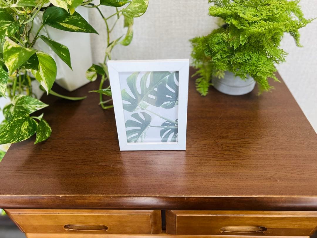 【匿名配送】カントリー調　木製ブラウンチェスト 6引き出し　かわいくて、シンプル