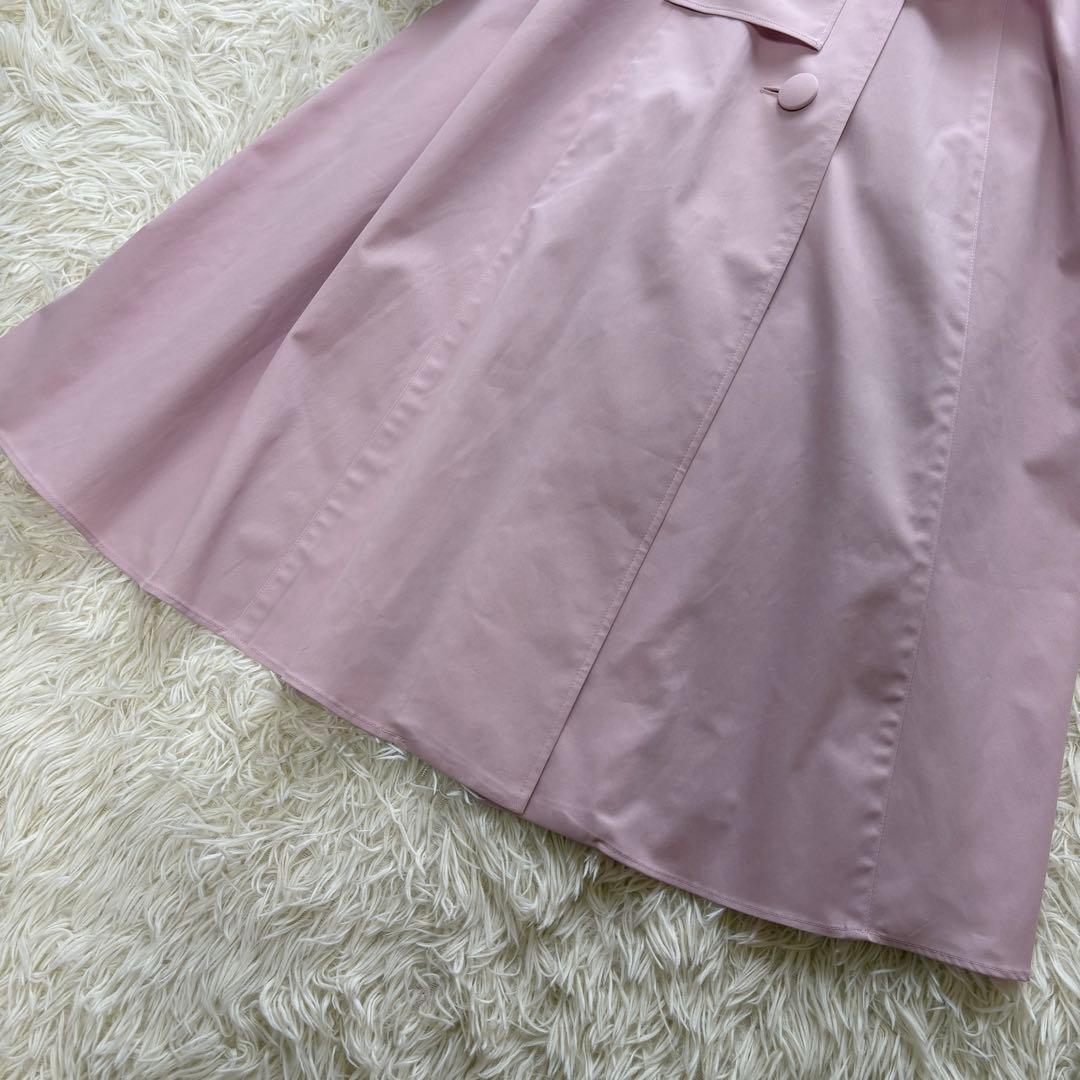 【美品】2025年　ドレスライクリボンコート　エムズグレイシー　ピンク　38