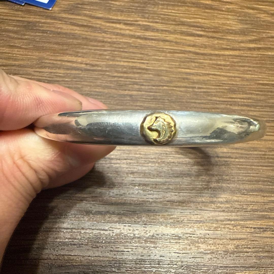 【美品】イーグルフェイスバングルK18ウルフMサイズ　タディ&キング